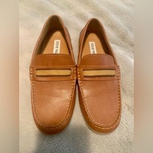 Steve Madden Leather Loafers Shoes Boys Size 4